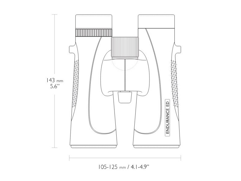 Daljnogled HAWKE Endurance ED 8x42 - zeleni