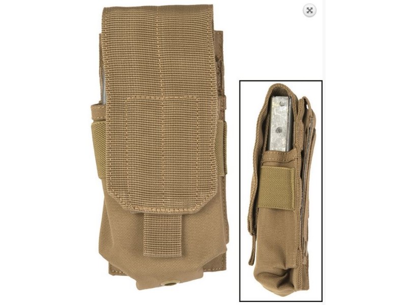 Custodia per caricatore singolo MILTEC M4/M16/AK47 coyote