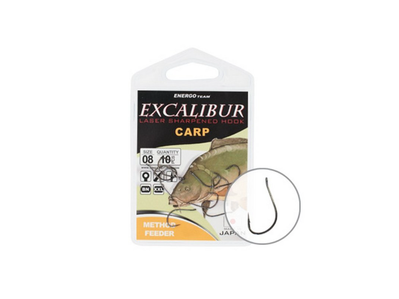 Udice EXCALIBUR Carp #4 Method Feeder - 10 kom