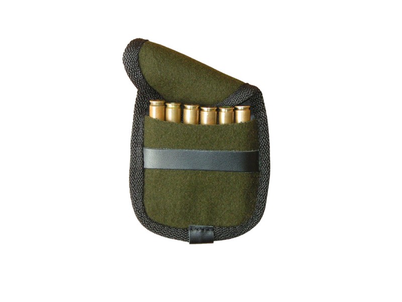Etui für Kugelpatronen HUTTER Filz - grün