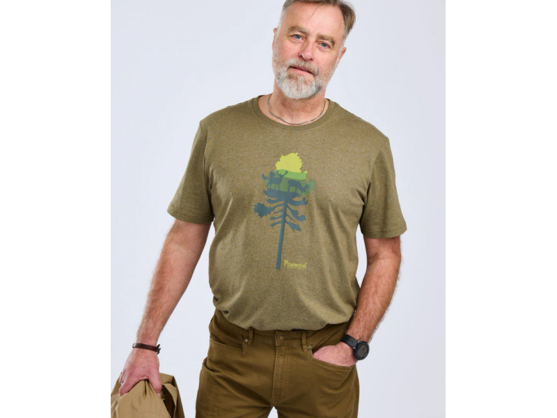 T-shirt PINEWOOD Finveden deer - green