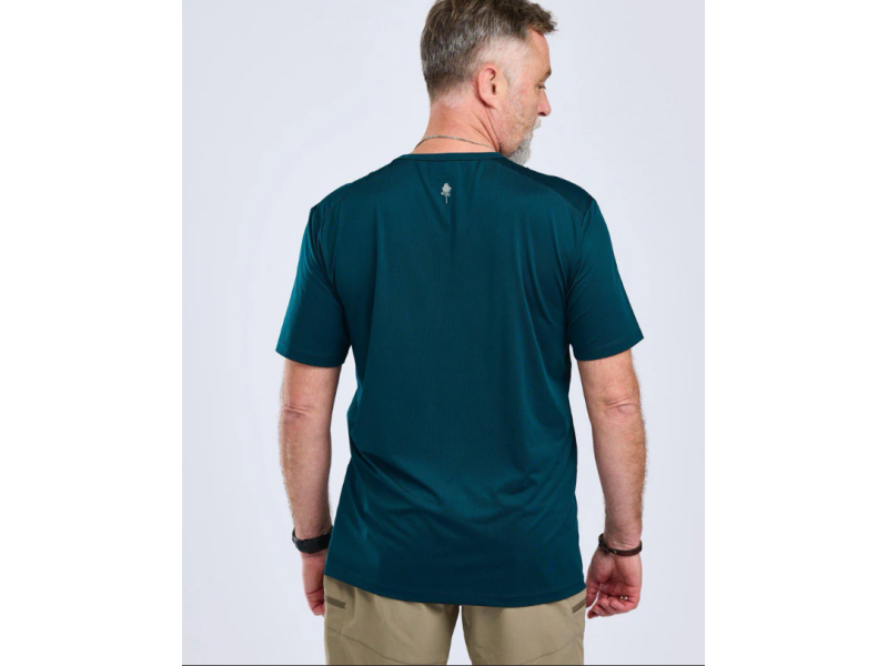 Majica PINEWOOD Function - teal modra