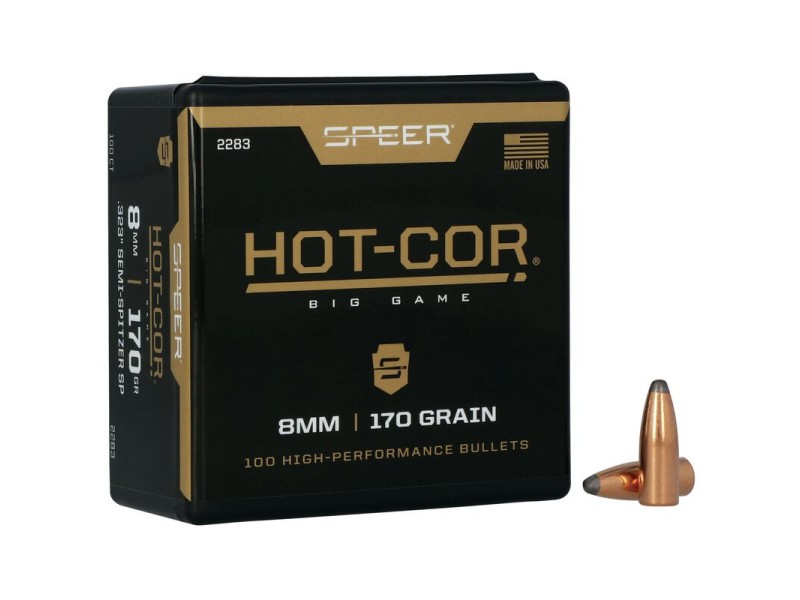Krogle za polnjenje SPEER Hot-Core Big game Semi Spitzer SP 8 mm - 11g/170gr