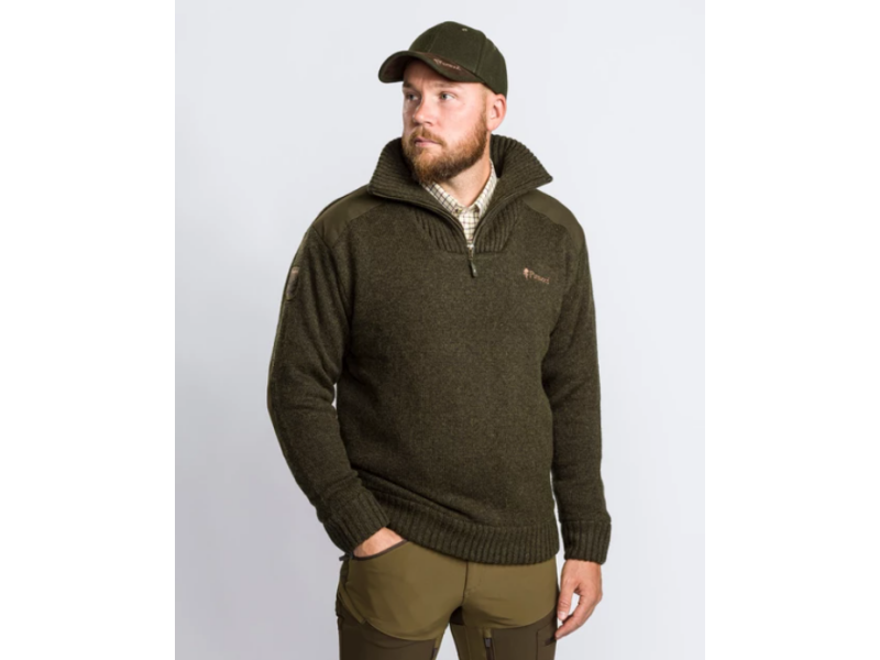 Lovski pleteni pulover PINEWOOD Hurricane - zelen 