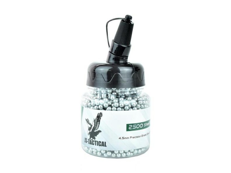Pallini 4,5 mm JS-Tactical 2500 BBs - Acciaio