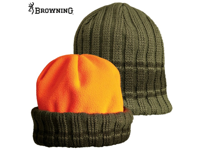 Cappello reversibile BROWNING Polar fleece verde
