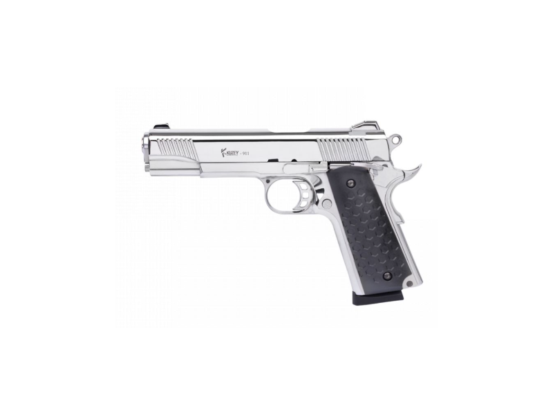 Pištola signalna KUZEY 1911 9mm P.A.K - crom/črna