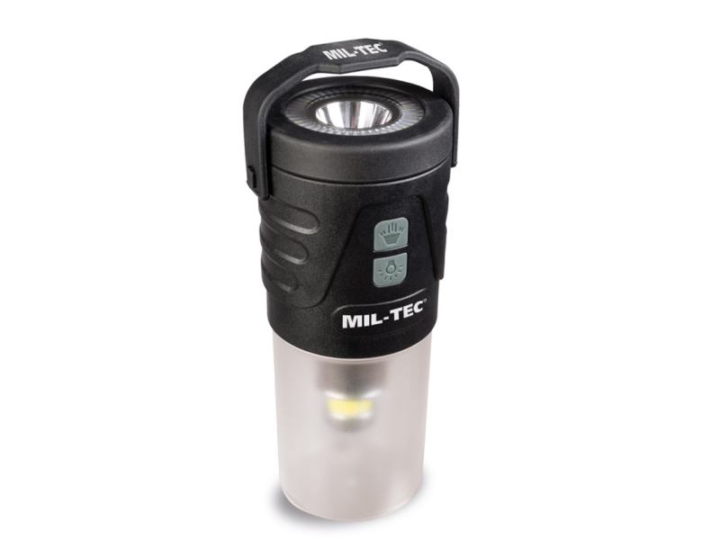 Kamp luč MILTEC - Lanterna - polnilna z regulacijo jakosti