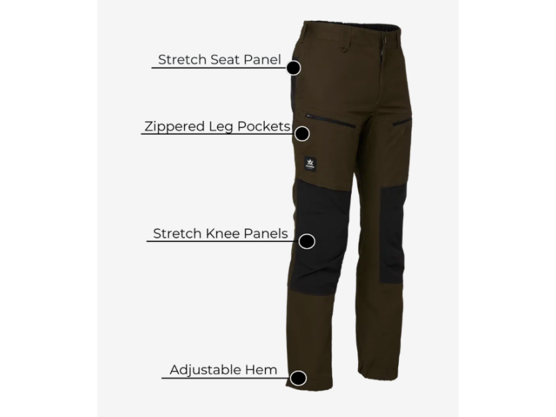 Lovske hlače ALASKA 1795 a Trekking Lite Pro Ms Pant - rjave
