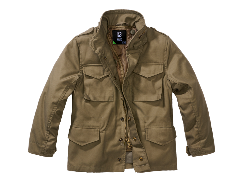 Jakna otroška s podlogo M65 Brandit zelena