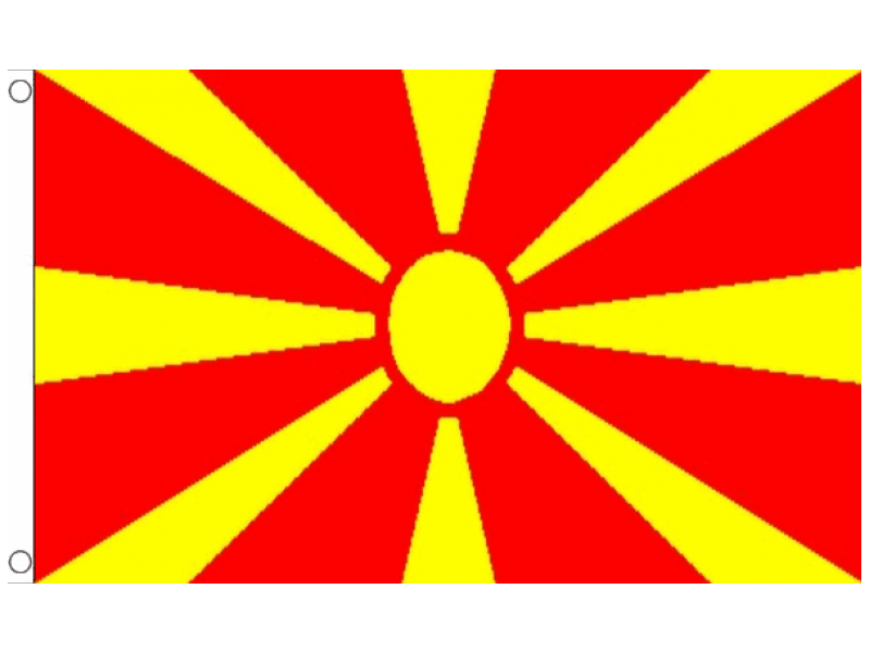 Zastava SJEVERNA MAKEDONIJA