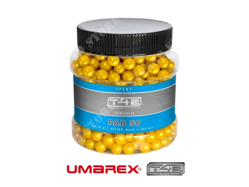 Kroglice cal.68 markirne (barva) - 500 kos RUMENE