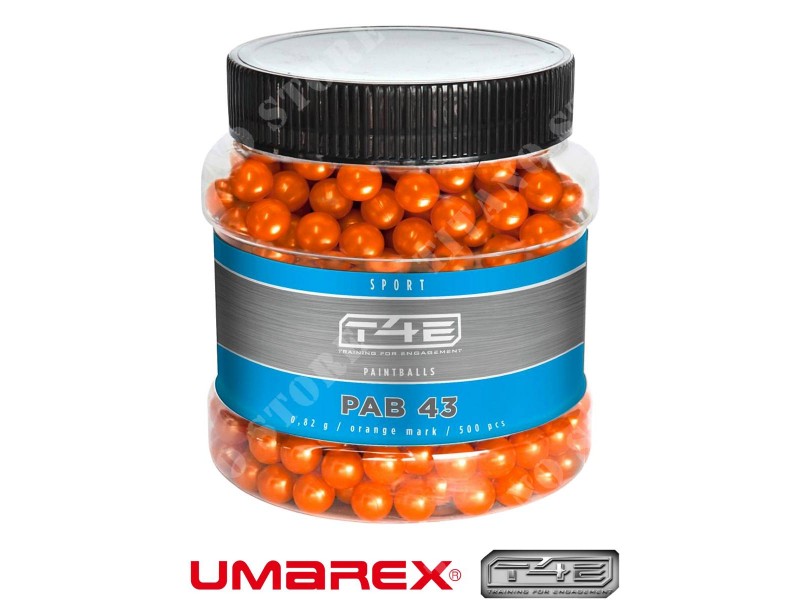 cal.43 oznake (boja) - 500 kom NARANČASTE