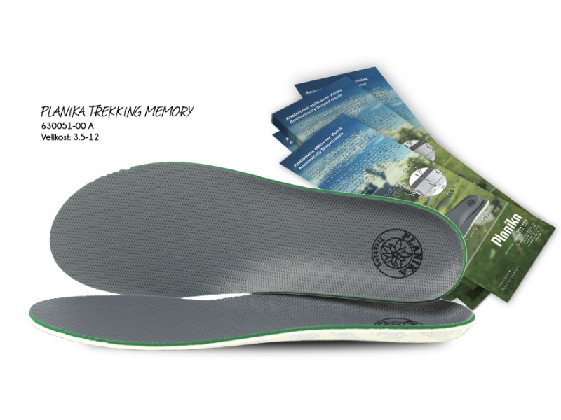 Anatomisch geformte Einlage PLANIKA Trekking memory