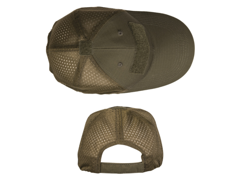 Baseball kapa MILTEC Net zelena