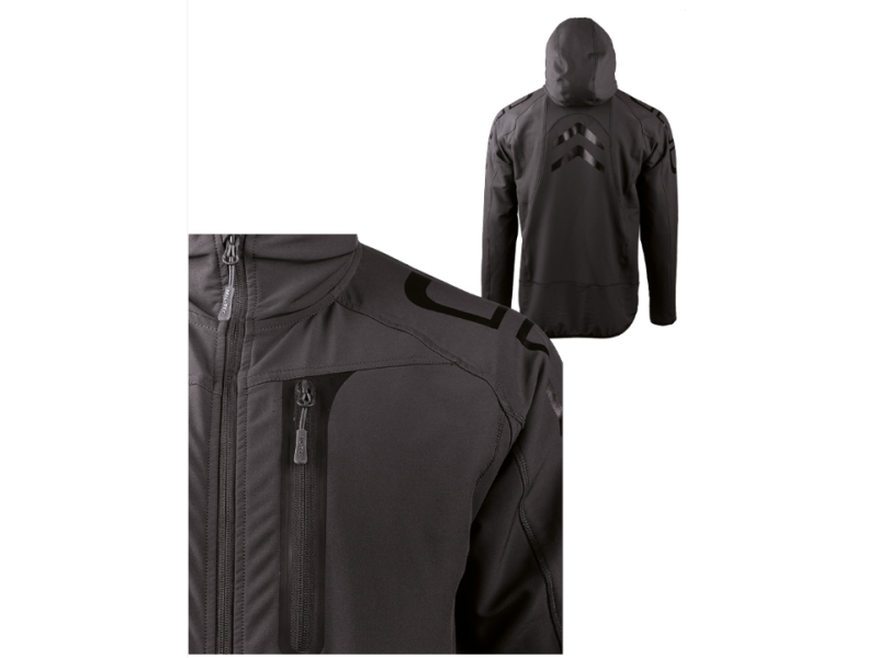 Jakna s kapuco MILTEC Flex-Tech Dynamic Force - črna