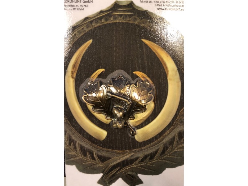 Dekoracija za trofej divljeg praščića OAK 2 bronca