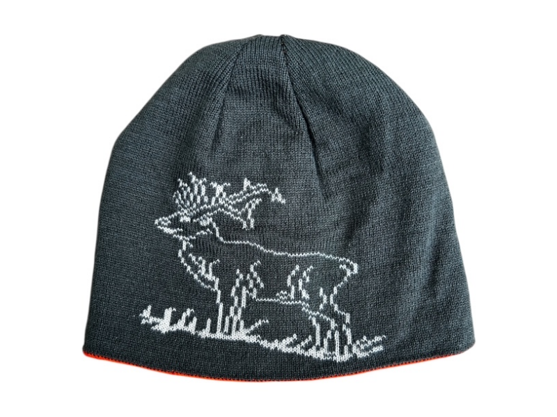 Obrnljiva kapa JELEN - zeleno/oranžna