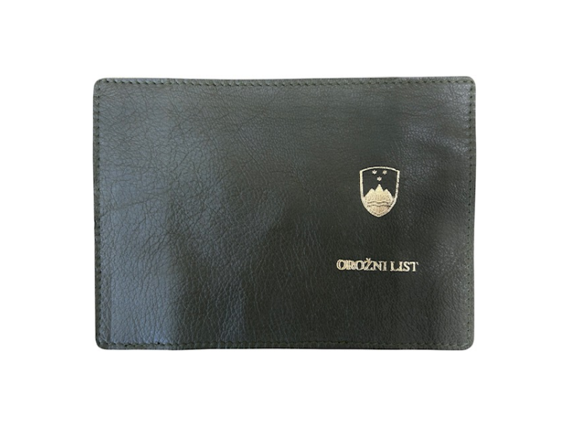 Etui za orožni list - olivno/zelena