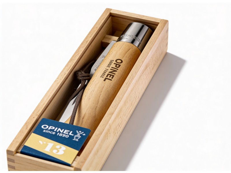 Nož Opinel N°13 - Gigante Inox - lesena škatla