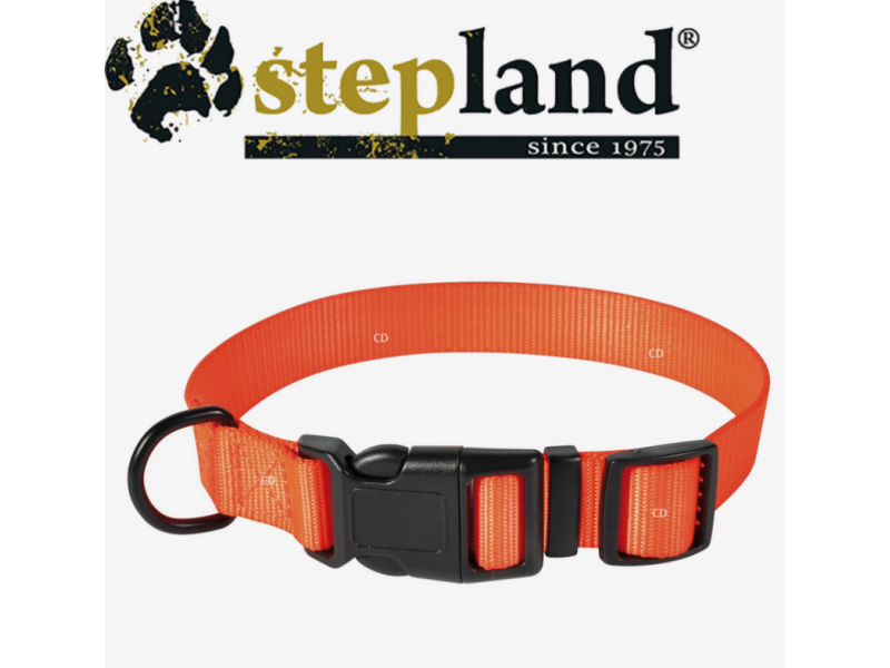 Halsband für Hunde STEPLAND Essentiel - orange 45 cm