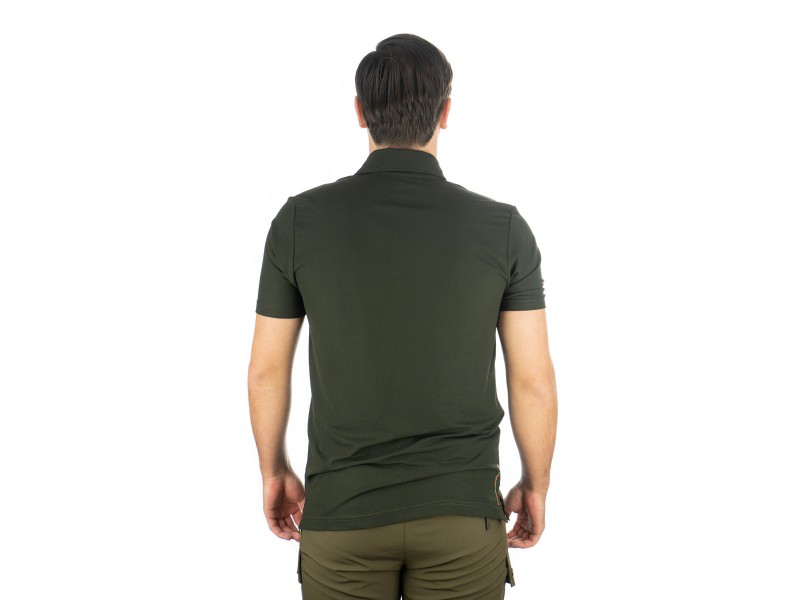 Functional polo shirt ORBIS green