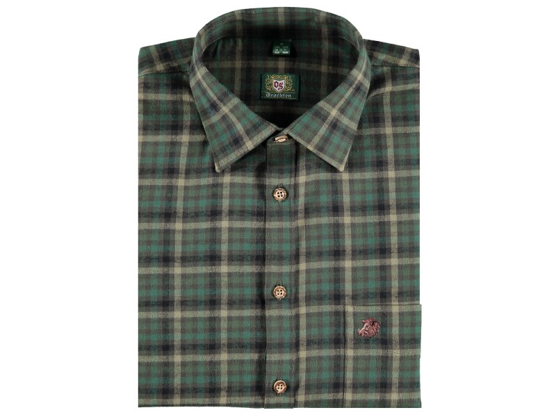 Lovska srajca ORBIS karo temna - divji prašič II. , št. L