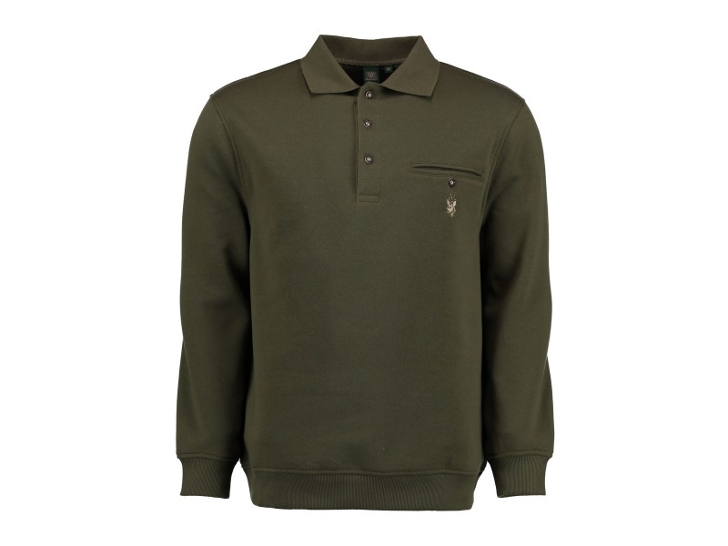 Polo-Pullover ORBIS Rehbock - grün