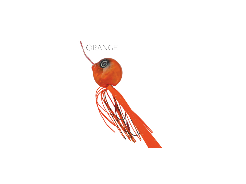 Jig lure DTD Octopus Kabura - orange 80g