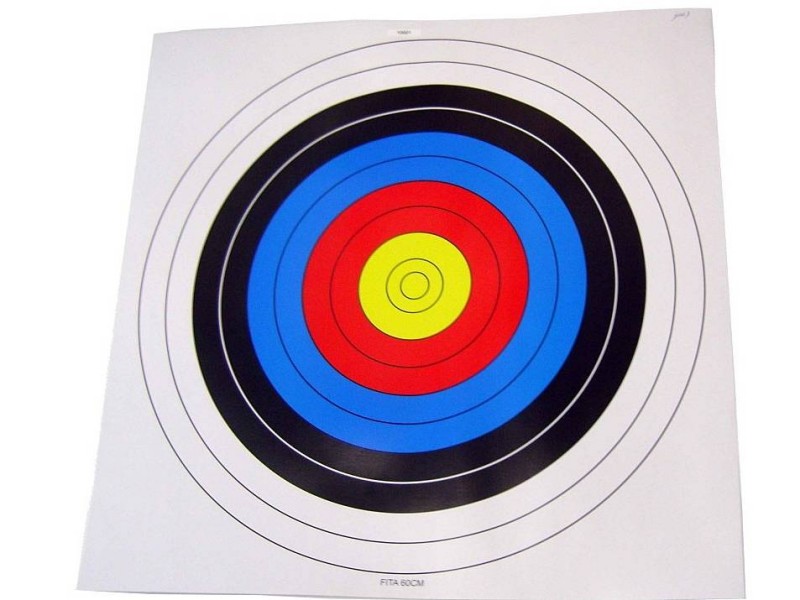 Zielscheibe für Bögen und Armbrüste