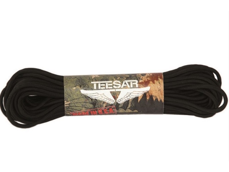 Paracord 550 - 50 ft black