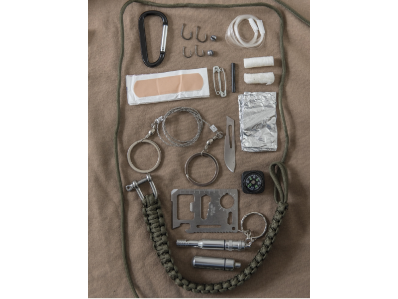 Kit di sopravvivenza in natura PARACORD SURVIVAL KIT