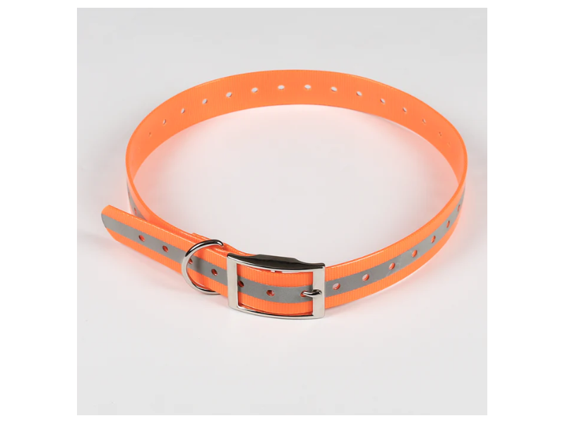 Collare per cani HUNDRA Riflettente arancione - 88 cm