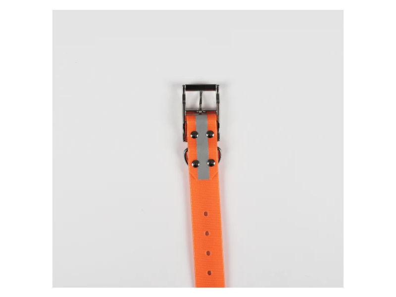 Collare per cani HUNDRA Riflettente arancione - 88 cm