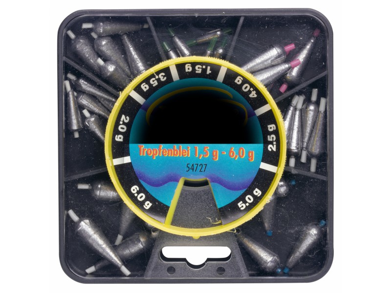 Piombo in scatola PERCA Tropfenblei 1,5g-6,0g
