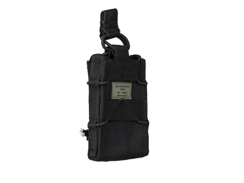 Magazintasche POUCH schwarz einfach offen