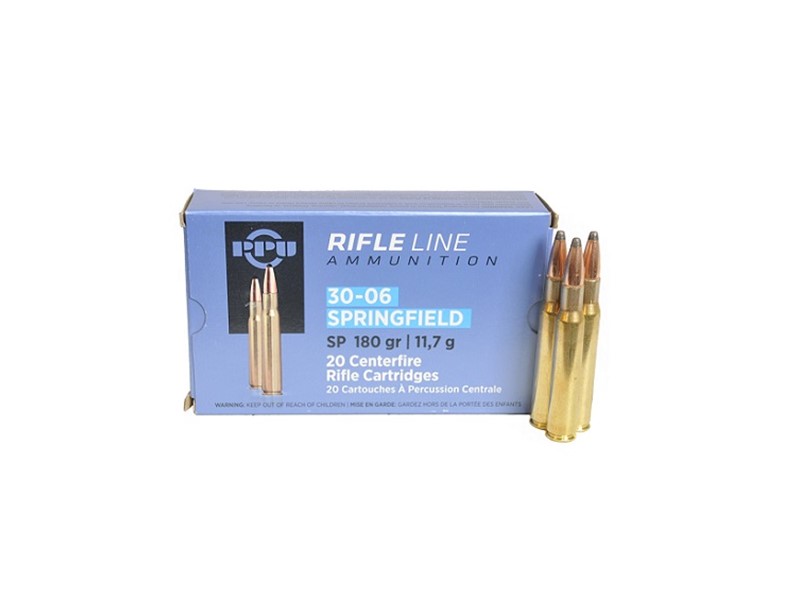 Naboj PPU 30-06 Spring. SP - 11,7g/180gr
