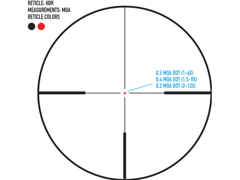 Shooting scope SIGHTMARK Presidio 1-6x24 HDR