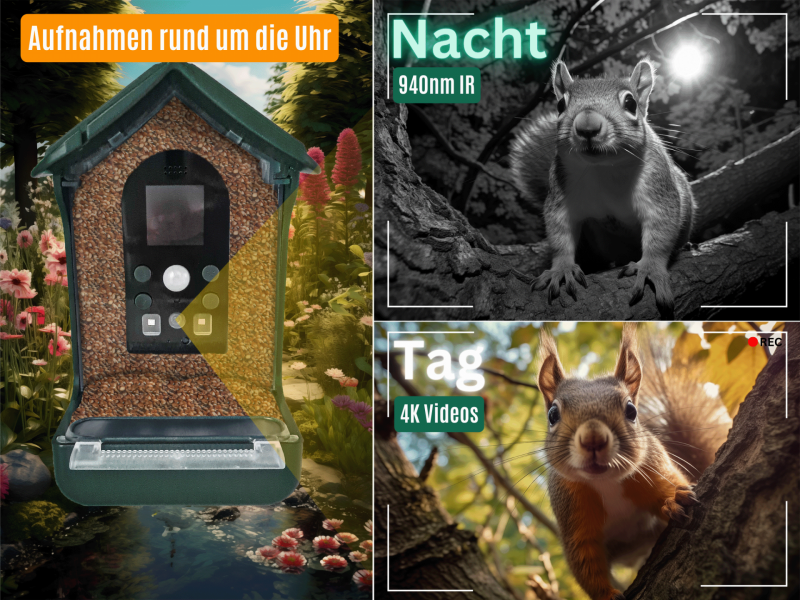 Kamera s krmilnico za ptice BERGER