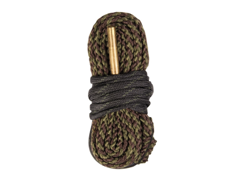 Bore snake Reinigungsseil mit einer versteckten Bürste aus Messing im Inneren des Seils. Geeignet für Kaliber 223 Rem, 222 Rem, 22 LR, 22WIN MAG, 5.56 mm...