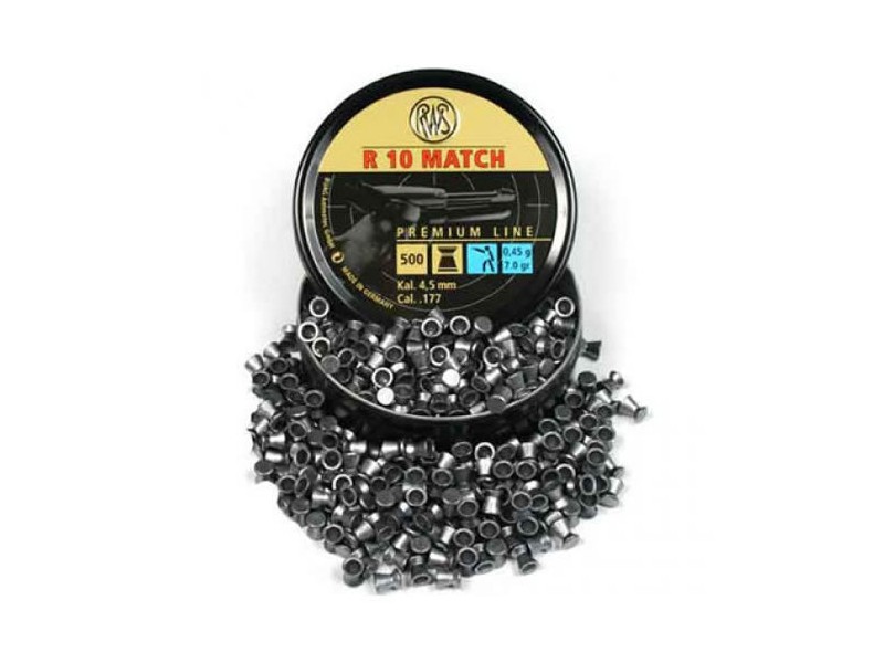 Diabolo RWS R10 Match pistol - 0.45g/7gr (500 pcs)