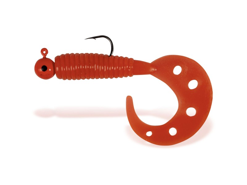 Silicone bait RHINO Twister rigged