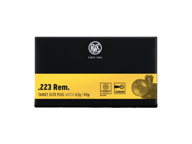 Naboj RWS 223 Rem. Target Elite Plus - 4,5g/69gr