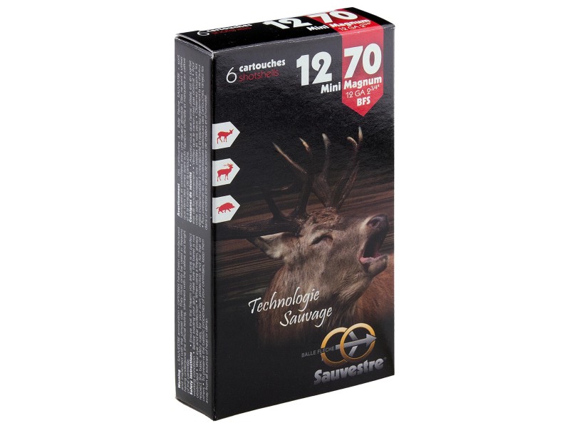 Naboj SAUVESTRE 12/70 Mini Magnum - podkaliberna