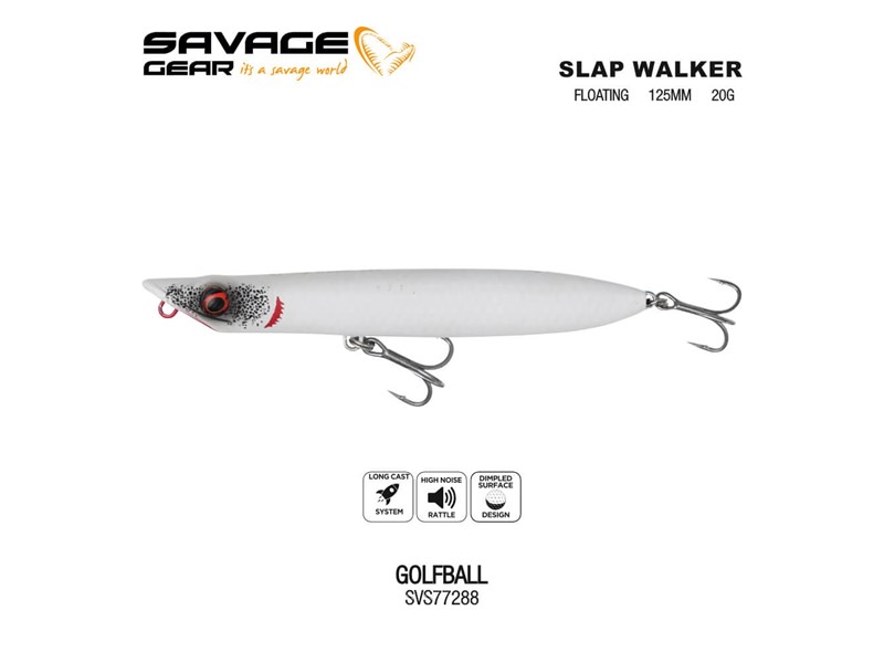 Vobler SAVAGE GEAR Slap Walker Golfball - 12,5cm/20g