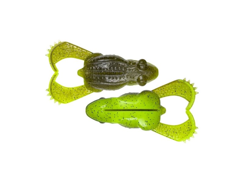 Silikonska žaba SAVAGE GEAR Tough Toad - Pumpkin Chartreuse