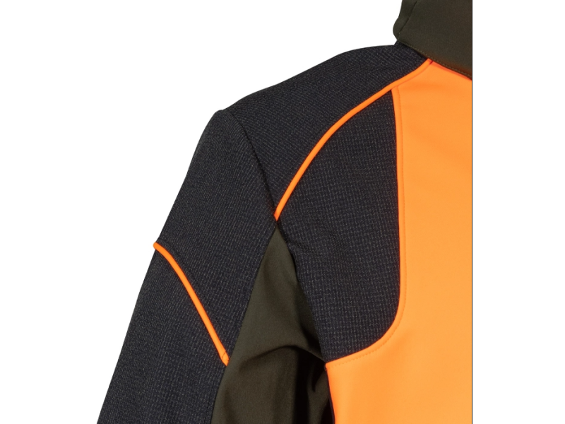 Jakna COFRA Seewald rjavo-zelena/črna/oranžna