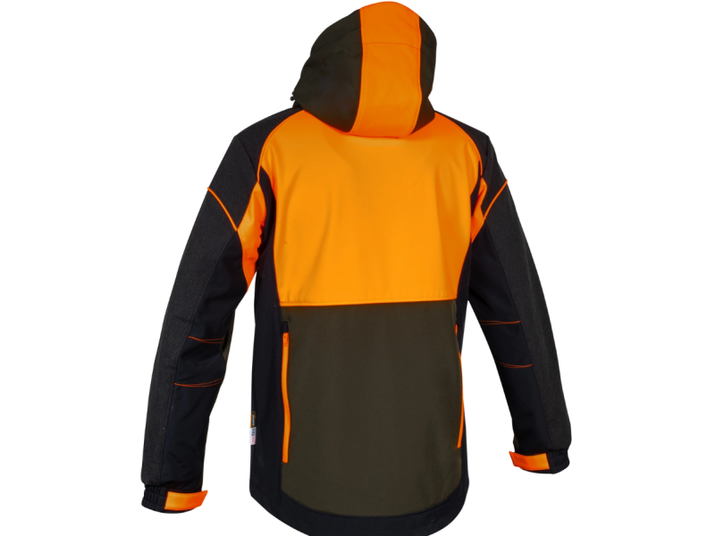 Jakna COFRA Seewald rjavo-zelena/črna/oranžna