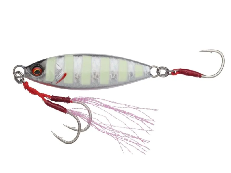 Vobler jig SAVAGE GEAR Slow Seeker - Zebra Glow
