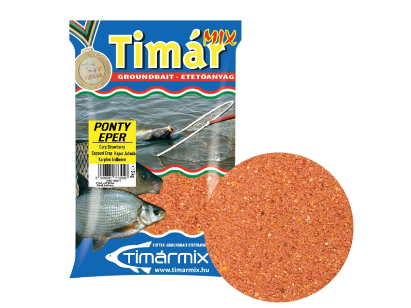 Esche per richiamo TIMAR MIX Krap fragola - 1 kg